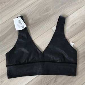 Lululemon Athletica Black Shimmer Bralette